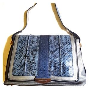 Juicy Couture over the shoulder leather handbag